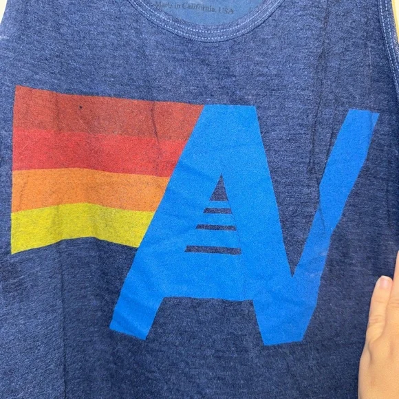 Aviator Nation Blue Tank Top - Picture 2 of 7